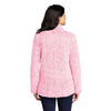 Port Authority Women's Pop Raspberry Heather Cozy 1/4 Zip Fleece