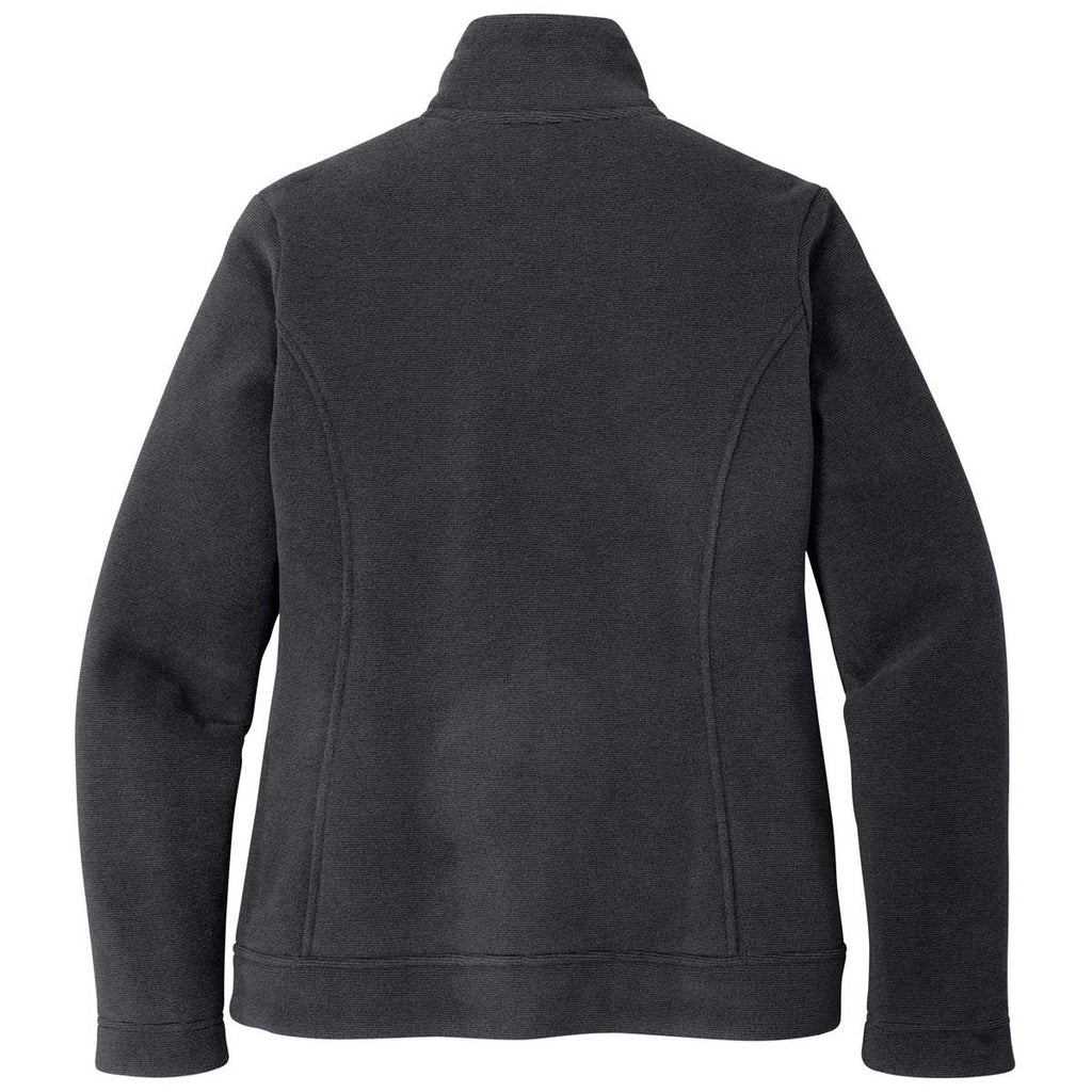 Port Authority Women's Graphite/Deep Black Ultra Warm Brushed Fleece Jacket