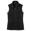 Port Authority Women's Black/Black R-Tek Pro Fleece Full-Zip Vest