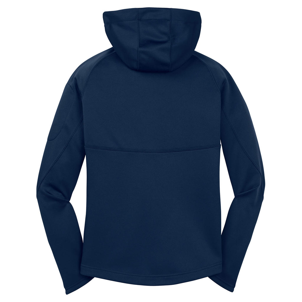 Sport-Tek Women's True Navy Tech Fleece Full-Zip Hooded Jacket