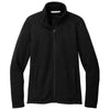 Port Authority Women's Deep Black Arc Sweater Fleece Jacket