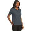 Port Authority Women's Steel Grey Silk Touch Polo