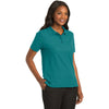 Port Authority Women's Teal Green Silk Touch Polo