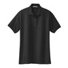 Port Authority Women's Black Silk Touch Polo