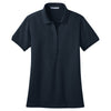 Port Authority Women's Dress Blue Navy Stretch Pique Polo