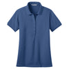 Port Authority Women's Moonlight Blue Stretch Pique Polo