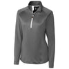 Cutter & Buck Women's Elemental Grey Jackson Half Zip Overknit