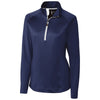 Cutter & Buck Women's Navy Jackson Half Zip Overknit