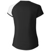 Cutter & Buck Women's Black Short Sleeve Presley V-Neck