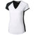 Cutter & Buck Women's Black Short Sleeve Presley V-Neck