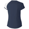 Cutter & Buck Women's Navy Short Sleeve Presley V-Neck