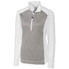 Cutter & Buck Women's White All-Star Printed Half Zip