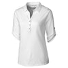 Cutter & Buck Women's White DryTec E/S Thrive Polo