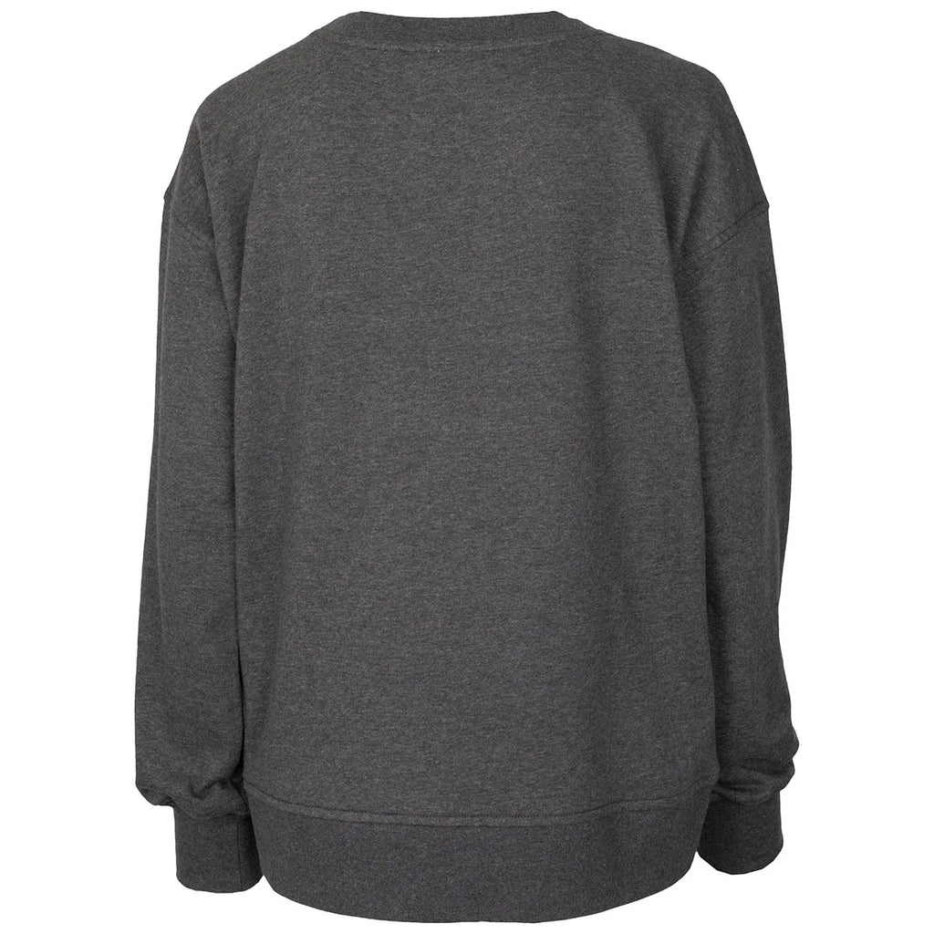 Cutter & Buck Women's Charcoal Heather Saturday Crew Neck Sweatshirt