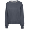 Cutter & Buck Women's Navy Blue Heather Saturday Crew Neck Sweatshirt