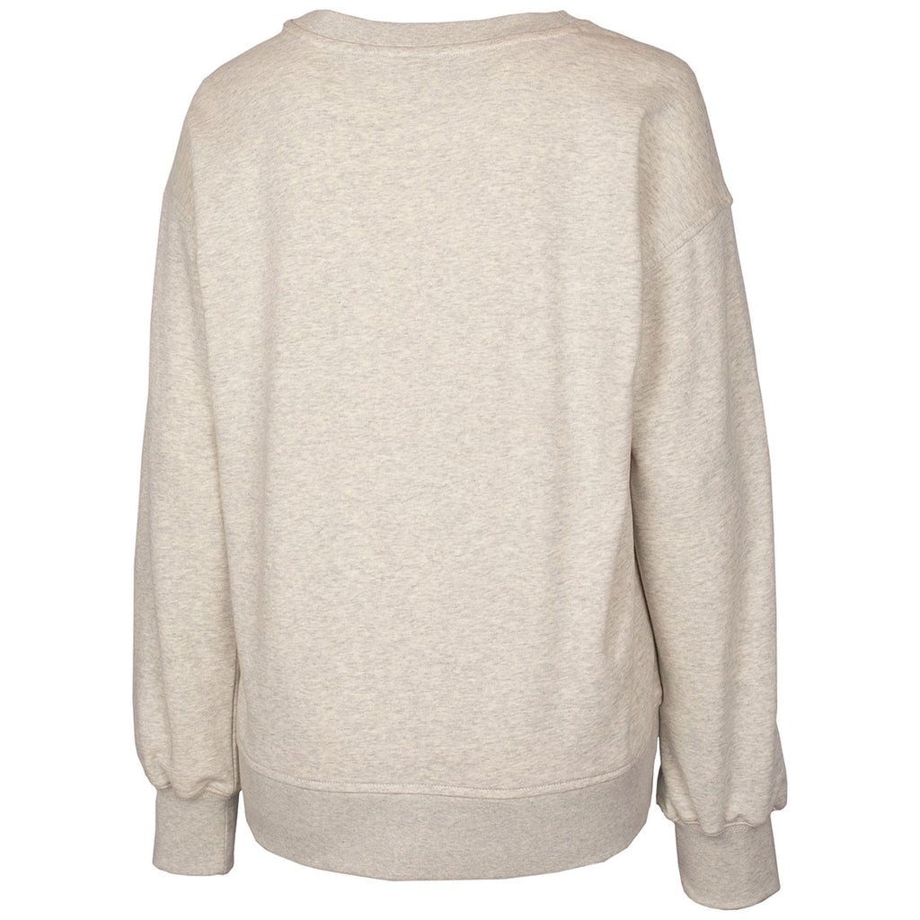 Cutter & Buck Women's Stone Heather Saturday Crew Neck Sweatshirt