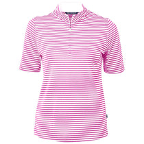 Cutter & Buck Women's Gelato Virtue Eco Pique Stripped Recycled Polo