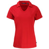 Cutter & Buck Women's Red Daybreak Eco Recycled V-neck Polo