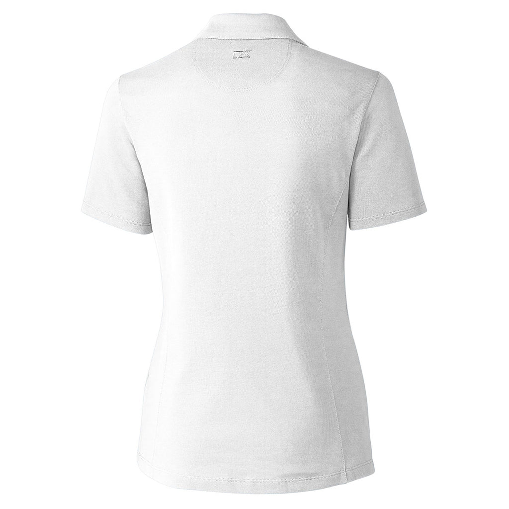 Cutter & Buck Women's White DryTec Championship Polo