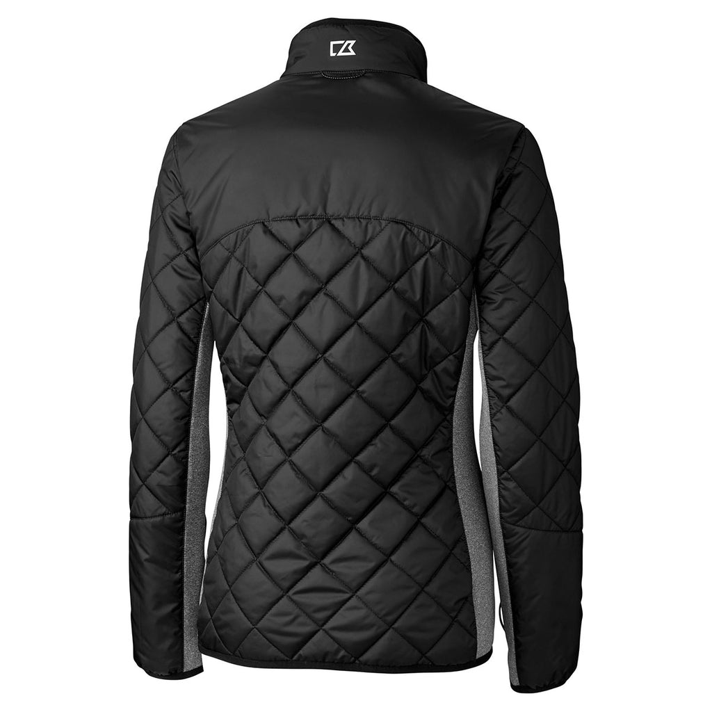 Cutter & Buck Women's Black WeatherTec Sandpoint Quilted Jacket