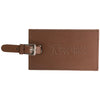 Leeman Dark Tan Whitney Luggage Tag