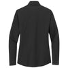 Port Authority Women's Deep Black Dry Zone UV Micro-Mesh 1/4 Zip