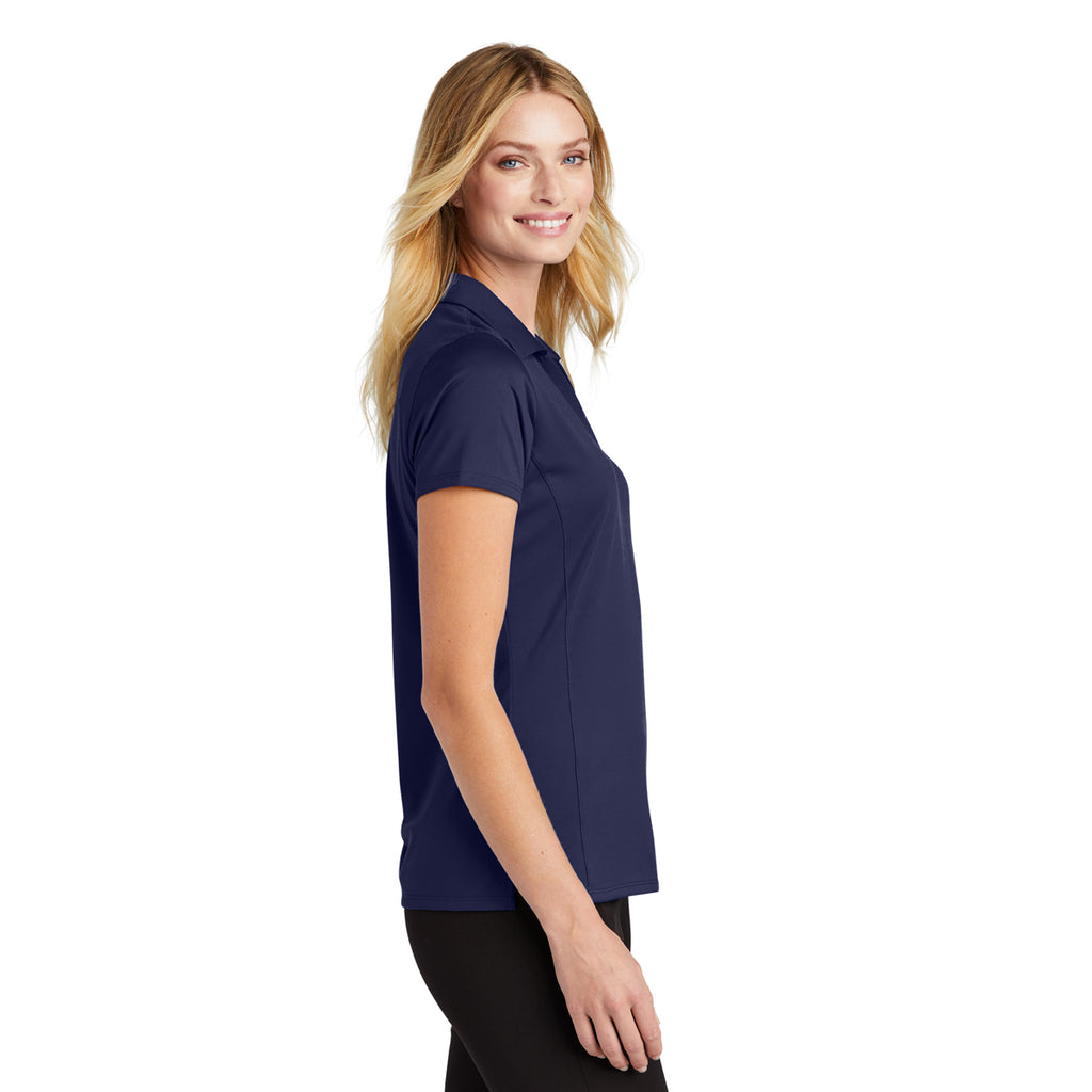 Port Authority Women's True Navy Performance Staff Polo