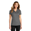 Port Authority Women's Shadow Grey Eclipse Stretch Polo