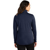 Port Authority Women's Navy Accord Stretch Fleece Full-Zip