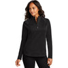 Port Authority Women's Deep Black C-FREE Cypress 1/4 Zip