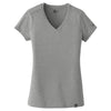 New Era Women's Shadow Grey Heather Heritage Blend V-Neck Tee