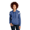 New Era Women's Royal Heather/Royal/White Heritage Blend Varsity Hoodie