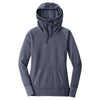 New Era Women's True Navy Heather Tri-Blend Fleece Pullover Hoodie