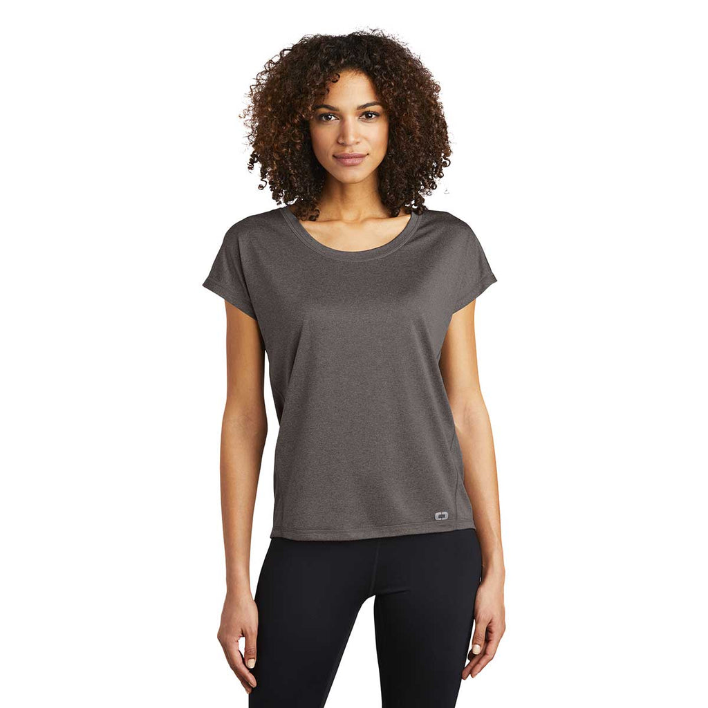 OGIO Women's Gear Grey Endurance Pulse Dolman Tee