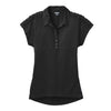 OGIO Women's Black Linear Polo