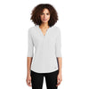 OGIO Women's Bright White Jewel Henley