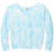 Port & Company Women's Glacier Beach Wash Cloud Tie-Dye V-Neck Sweatshirt