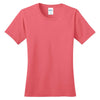 Port & Company Women's Coral Ring Spun Cotton Tee