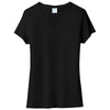 Port & Company Women's Black Tri-Blend V-Neck Tee