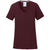 Port & Company Women's Athletic Maroon Performance Blend V-Neck Tee