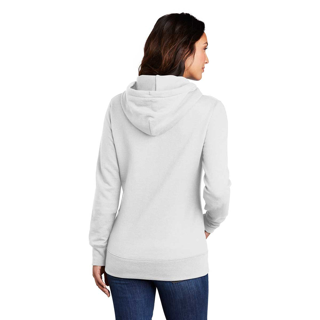 Port & Company Women's White Core Fleece Pullover Hoodie