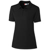 Clique Women's Black Malmo Snag Proof Zip Polo