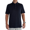 LinkSoul Men's Black Stanford Short Sleeve Button-Down Polo