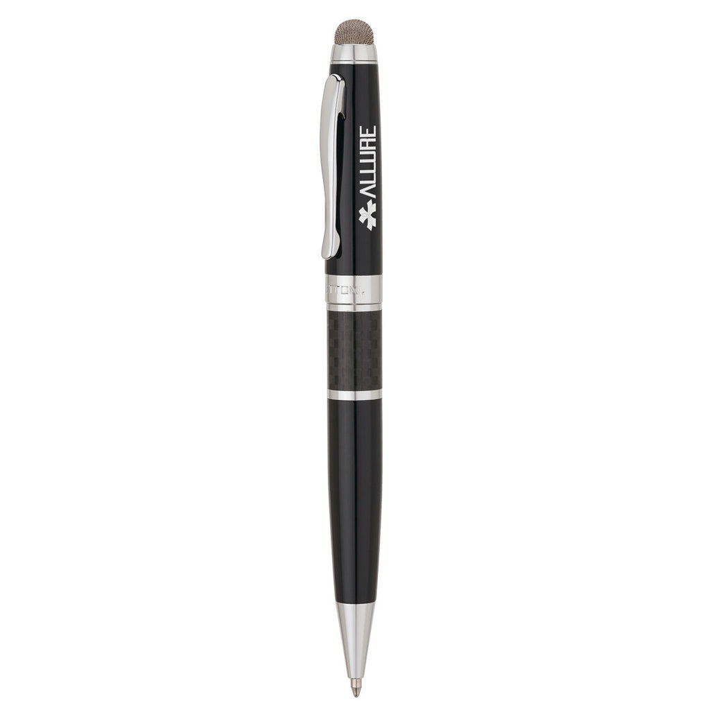 Bettoni Black Caserta Ballpoint Pen & Stylus