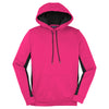 Sport-Tek Women's Neon Pink/Black Sport-Wick Fleece Colorblock Hooded Pullover