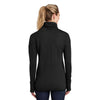 Sport-Tek Women's Black Triumph Cowl Neck Pullover