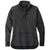 Sport-Tek Women's Black Heather Triumph Cowl Neck Pullover