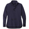 Sport-Tek Women's Navy Triumph Cowl Neck Pullover