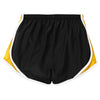 Sport-Tek Women's Black/Gold/White Cadence Short