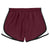 Sport-Tek Women's Maroon/White/Black Cadence Short